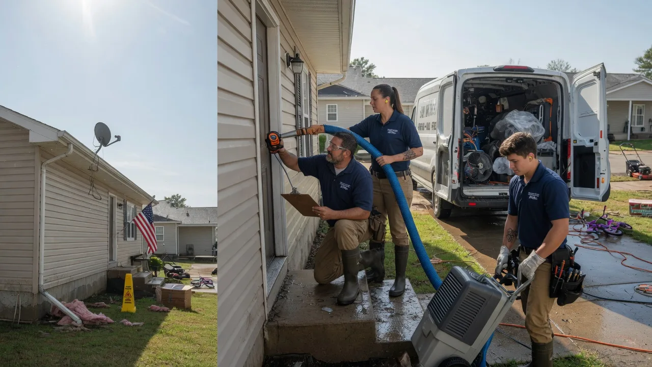 Ceiling Water Damage Restoration in Saint Benedict, LA near me