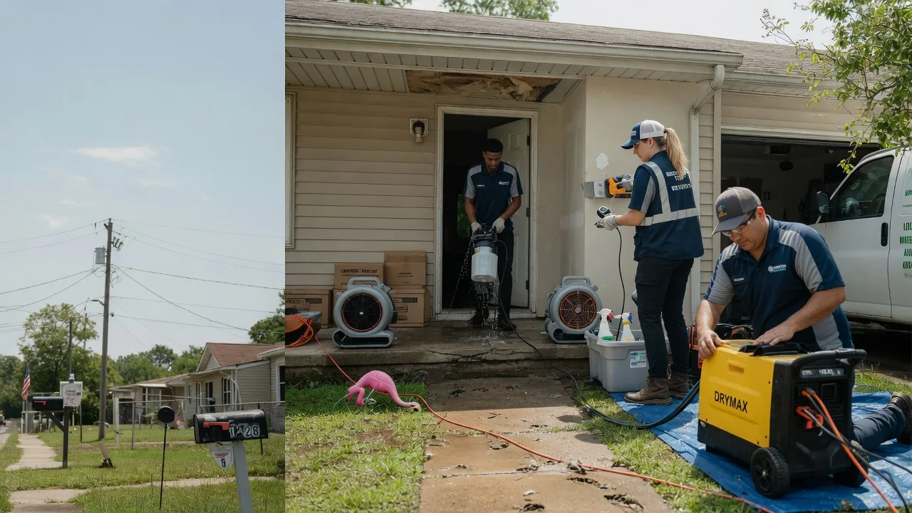 Storm Damage Water Removal in Saint Benedict, LA near me